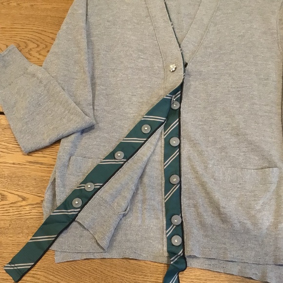 MARC JACOBS Grey Wool Jewel Buttons Cardigan - Picture 7 of 11